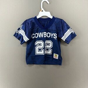 Vintage Emmitt Smith Dallas Cowboys #22 NFL Wilson Toddler Jersey Size 3T